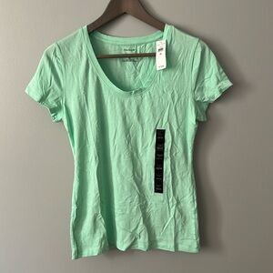Banana Republic mint green timeless tee short sleeve top NWT